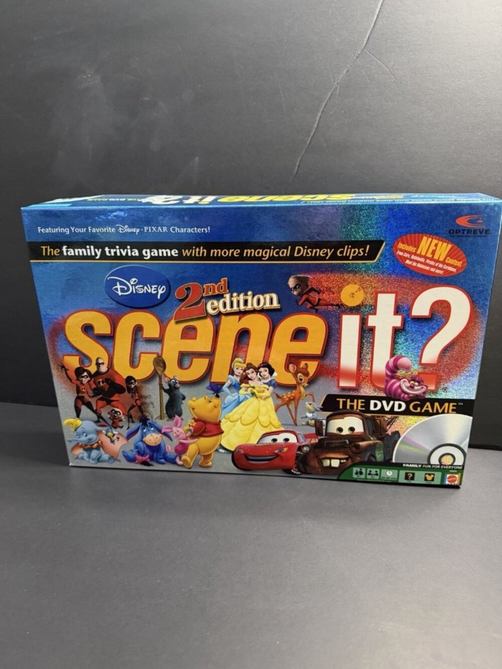 2007 Mattel 2nd Edition Disney Scene It DVD Game, Complete